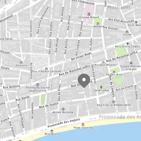 Riviera - 2 Minutes De La - Exceptionnel 2 Ac - Balcon Meyerbeer 1 Apartment *